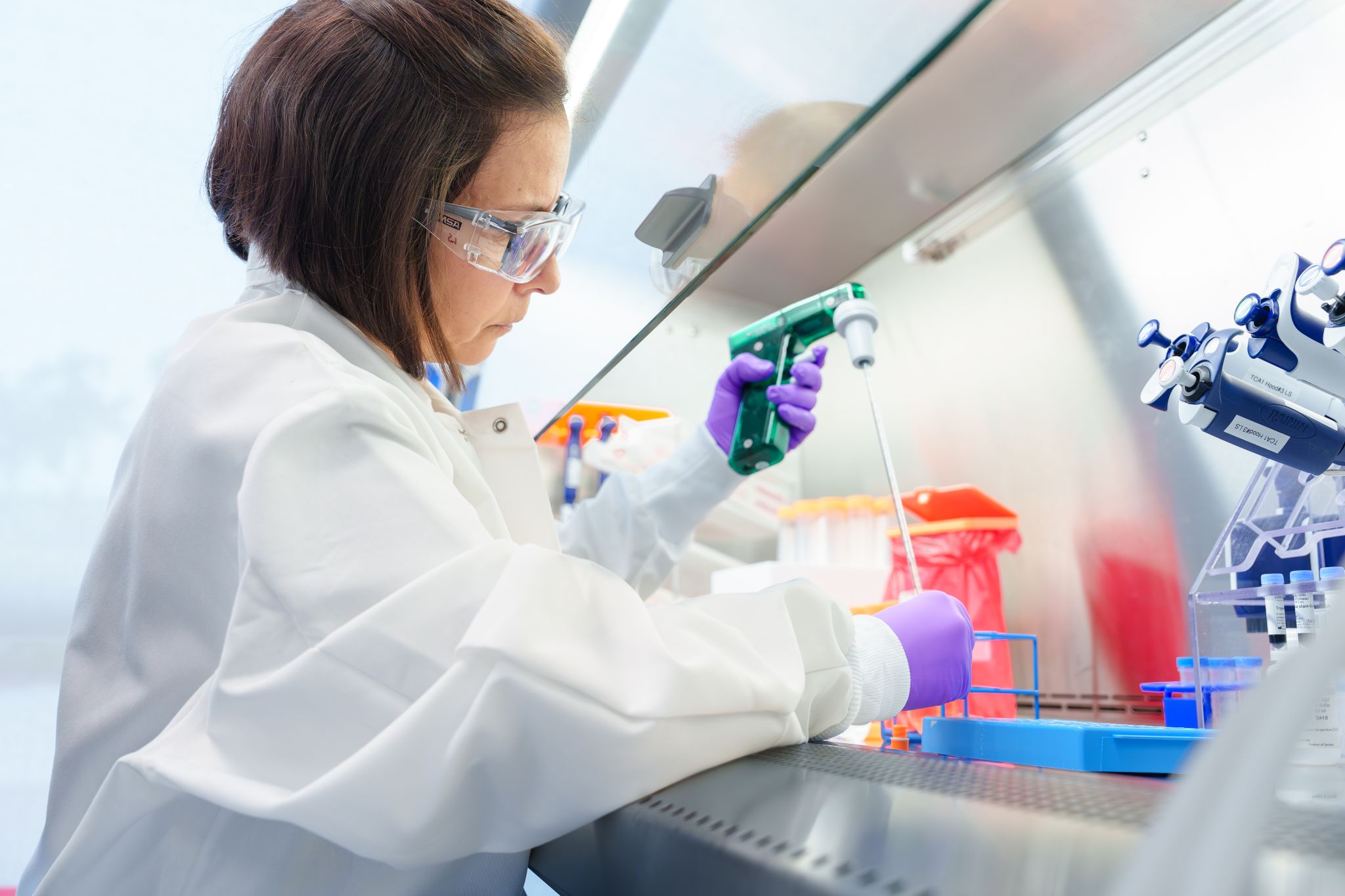 Cientista no laboratório